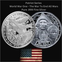 1 Oz: Patriot Series II World War One Silver Coin