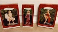 3 Hallmark Marilyn Monroe Ornaments
