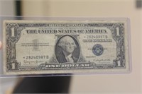 1957 Blue Seal Star $1.00 Note