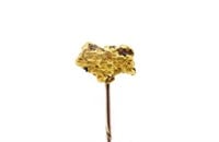 Antique Australian gold nugget stick pin