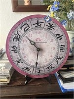 SHANGHAI TRADING COMPANY TIMEWORKS CLOCK PINK