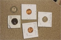 Lot of 5 Coins/Token