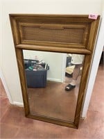 Vintage Mirror with Caning