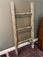 Decorator Blanket Ladder Vintage Chippy Chic
