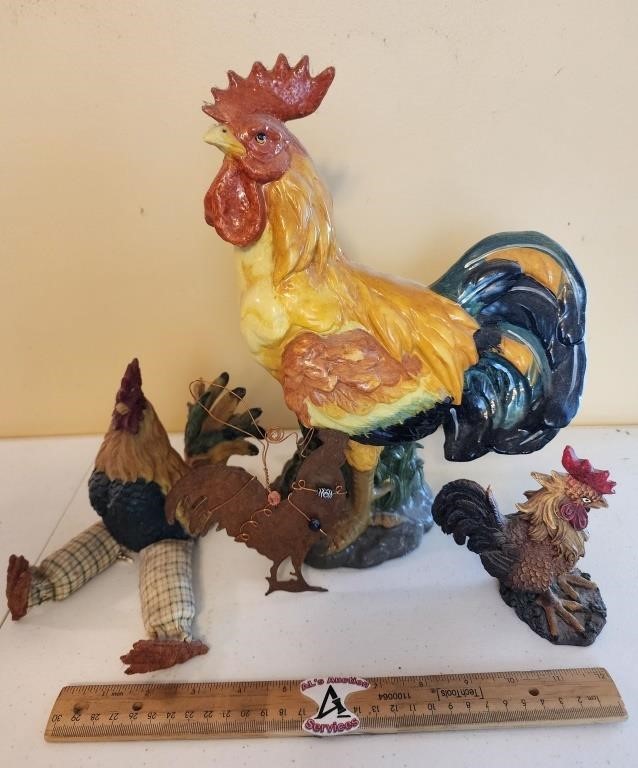 Assortment of Roosters