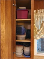 Cabinet of Food Storage Containers
