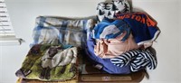 Assortment of Sheets & Blankets: Astros, Trees,etc