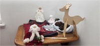 Shelf Santa, Angel Topper, & Other Christmas Items
