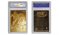 23K Gold Tom Brady NFL Card