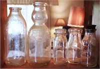 5pc Glass Bottles - Pleasant Dairy, PET++