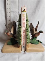 Heavy-Duty Duck Book Ends /Bird Book