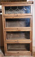 Attached Barristers Bookcase With 4 Shelves
