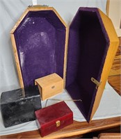Hand crafted wooden boxes/pet caskets