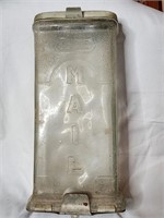 Vintage Visible Glass Mailbox, 11"x5"