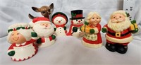 lot of 4 holiday salt and pepper shakers