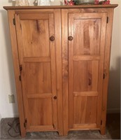 Large Wood Storage Cabinet w/ All Content\ Movies