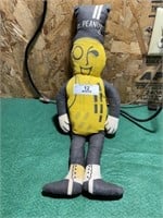 1- 19" tall Mr. Peanut stuffed doll