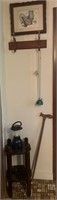 Picture, Bell, Cane, Lantern, Small Table & etc