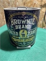 Brownie Brand-Salted Spanish Peanuts tin can