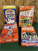3 MN Twins Wheaties boxes 1 GB Packers Box