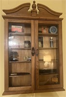Woden Display Cabinet