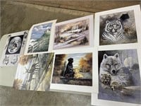 7 non-framed prints new
