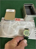Solvil Titus-Swiss watch w/purchase invoice