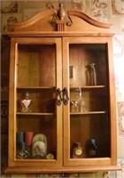 Wood Hanging Cabinet w/Perfume