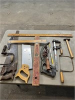 Assortment of vintage tools