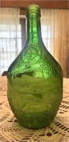 Green Bottle Vintg United Vintner Inc. 1 1\2 gallo