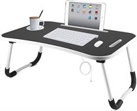PUJIANG Foldable Bed Table, Portable Laptop Table