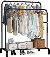 ULN - UDEAR Garment Rack Freestanding Hanger Doubl