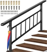 SEALED - Updated Outdoor Railings For Steps, 4-5 S
