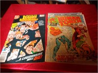 2 - COMICS COVER LOOSE & TORE ON RIGHT ONE / RK