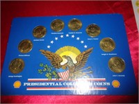 SHELL OIL PRESIDENTIAL COLLECTOR COINS / RK