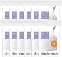 SEALED - simplehuman Code H, Custom Fit Bin Liners
