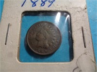 1889 INDIAN HEAD CENT / RK