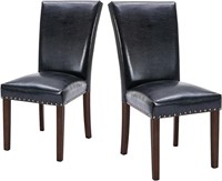 USED - COLAMY Upholstered Parsons Dining Chairs Se