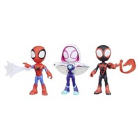 Spidey and His Amazing Friends 3-Pack, 4-Inch