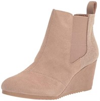 TOMS Women's Bailey Ankle Boot, Warm Taupe, 8