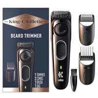 King C. Gillette Cordless Beard Trimmer for Men,