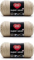 Red Heart Super Saver Buff, 3 Pack of