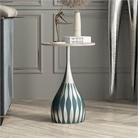 ULN - Marble Top Side Table for Living Room - Marb