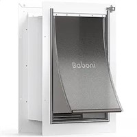 Baboni Pet Door for Wall, Steel Frame and Telescop