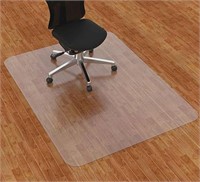 Office Chair Mat for Hardwood Floor,  Clear Desk C