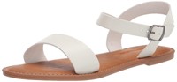 Essentials Women's Two Strap Buckle Sandal,