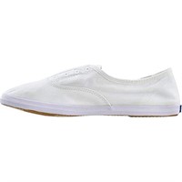 Keds Women's Chillax Wash Twill Sneaker, White, 9