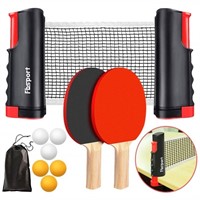 FBSPORT Ping Pong Paddle Set, Portable Table