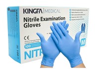 SEALED - 100 Medical nitrile examination gloves |