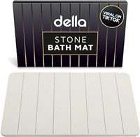 della Premium Stone Bath Mat - Super Absorbent Dia